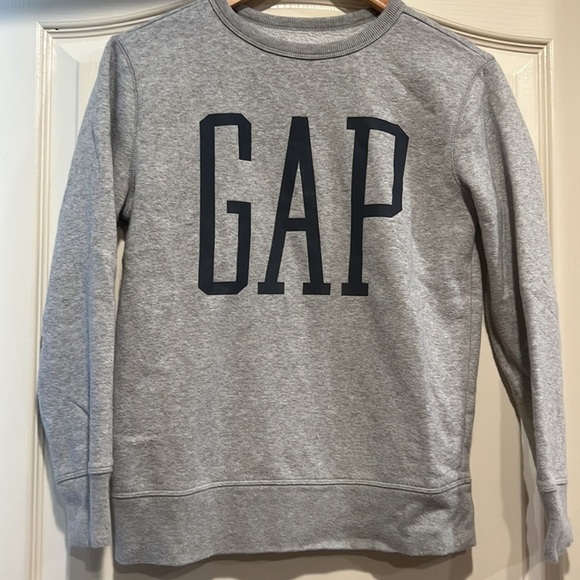 Kids GAP Gray Crewneck Sweatshirt - Picture 2 of 4
